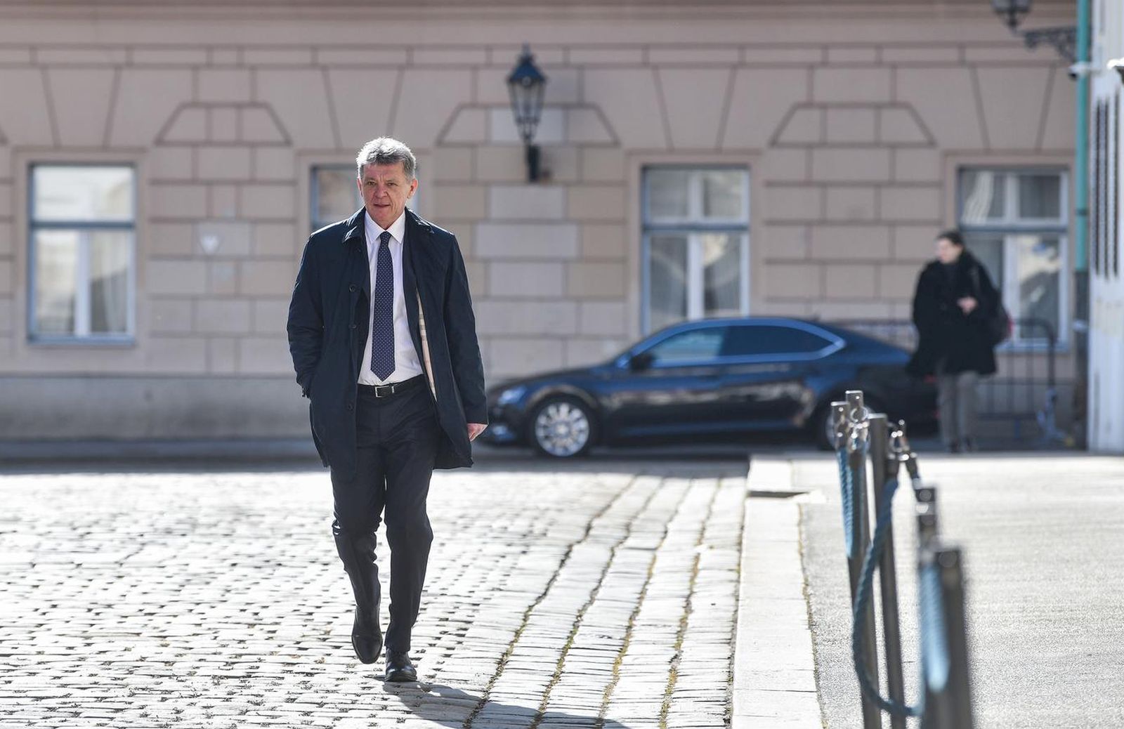 06.02.2024., Zagreb -  Ivan Turudic dosao u Banske dvore na sjednicu vladajuce koalicije  Photo: Josip Regovic/PIXSELL