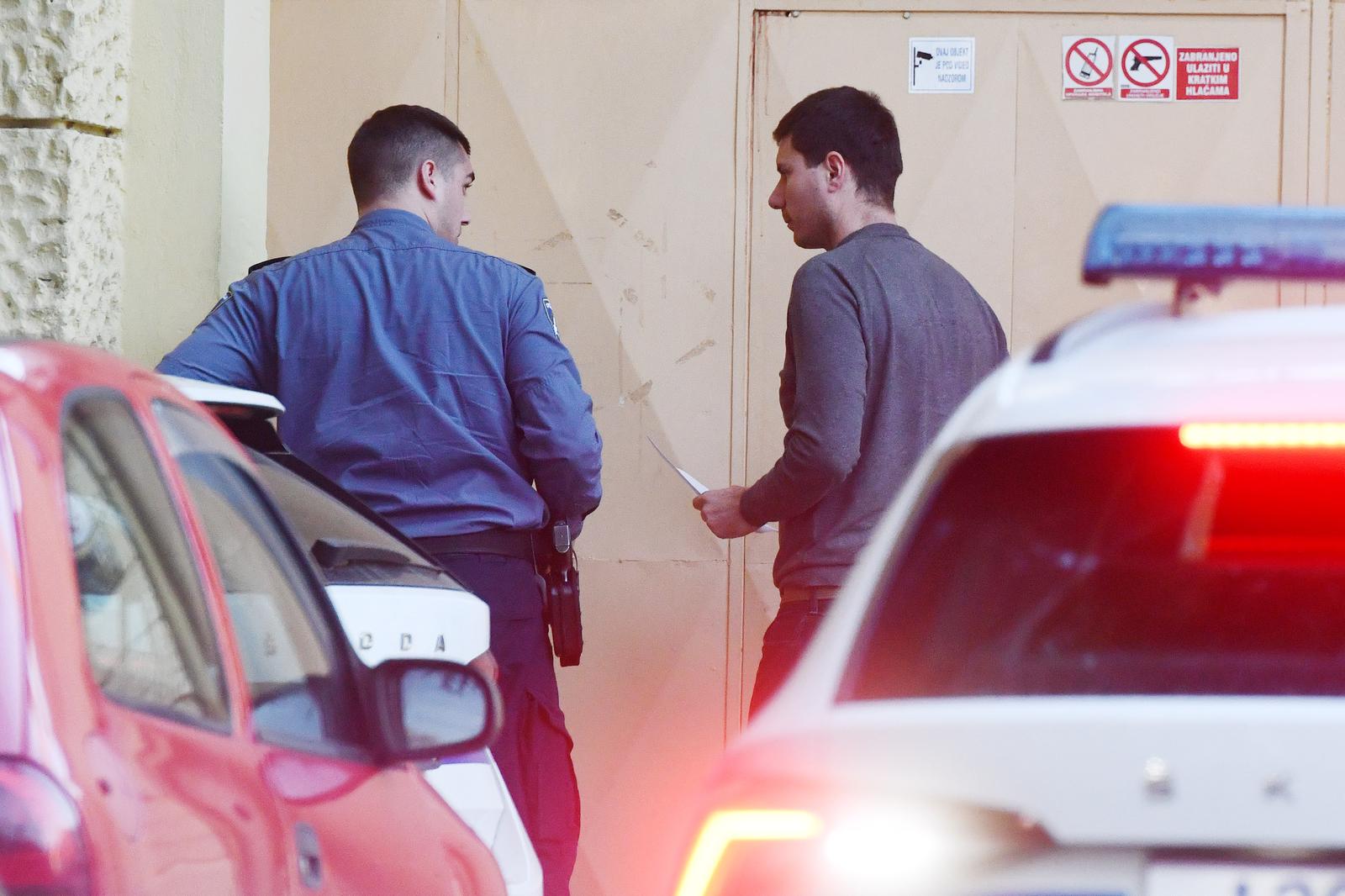 08.02.2024., Sibenik - Ivan Pernar bivsi saborski zastupnik priveden na prekrsajni sud. Photo: Hrvoje Jelavic/PIXSELL