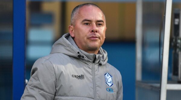 09.02.2024., Varazdin - SuperSport prva Hrvatska nogometna liga, 22. kolo, NK Varazdin - NK Rudes. Nikola Safaric Photo: Vjeran Zganec-Rogulja/PIXSELL