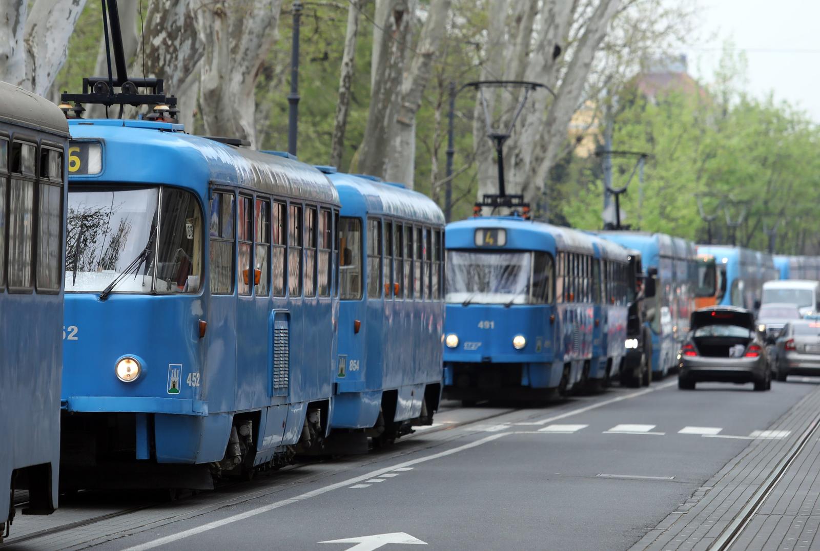 10.04.2019., Zagreb - Prometne guzve u gradu za vrijeme posjeta kineske delegacije Zagrebu. Photo: Patrik Macek/PIXSELL
