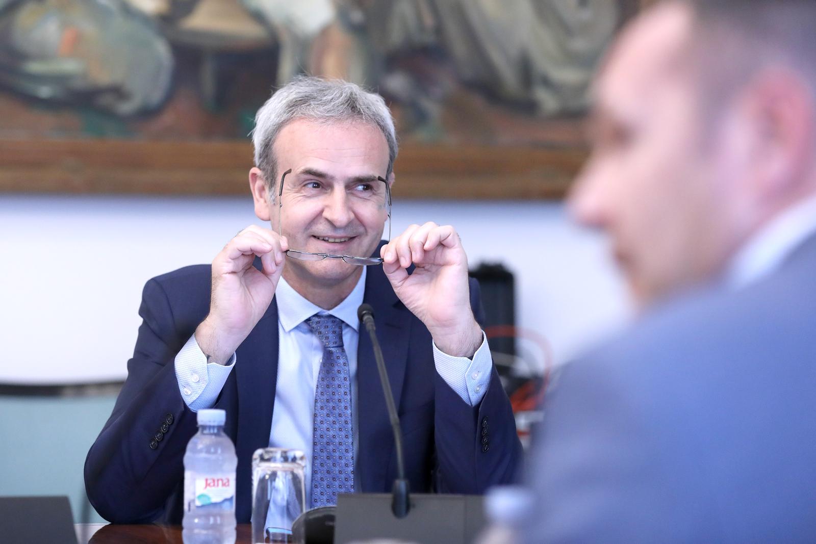 11.07.2023., Zagreb - Na 56. sjednici Odbor za Ustav, Poslovnik i politicki sustav raspravlja o prijedlogu zakona o izbornim jedinicama. Photo: Patrik Macek/PIXSELL