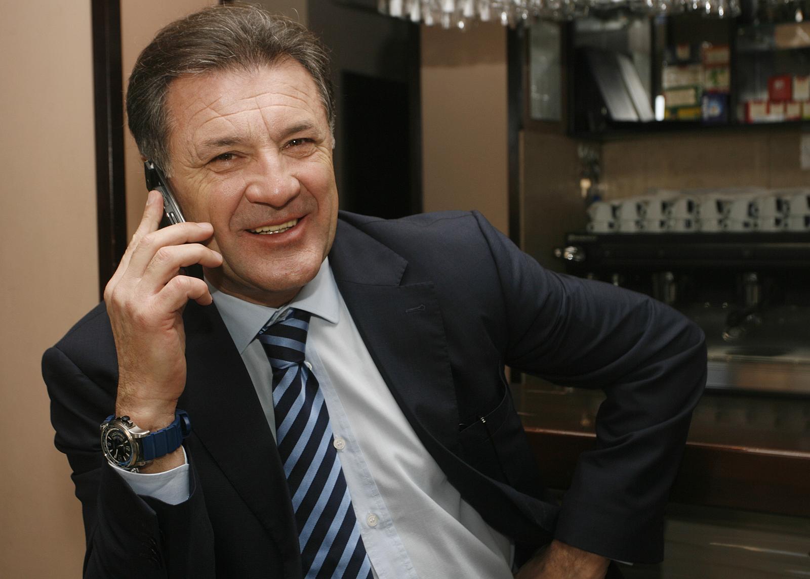 18.12.2011.,  Zagreb - Zdravko Mamic na snimanju igranog filma "Drugi", u kojem igra ulogu menadzera kojeg zeli upoznati mlada djevojka, buduca nogometna menadzericar"nPhoto: Martina Popovcic/PIXSELL