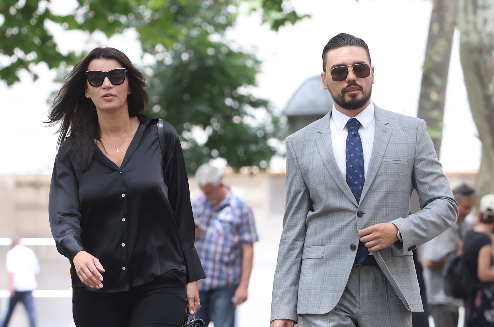 13.07.2023. Zagreb- Josipa Culina ex Rimac na Zupanijskom sudu na optuznom vijecu zbog kaznenog djela protiv sluzbene duznosti. Josipa Culina Rimac s odvjetnicima Lidijom Horvat i Ivanom Grzicem. Photo: Boris Scitar/PIXSELL