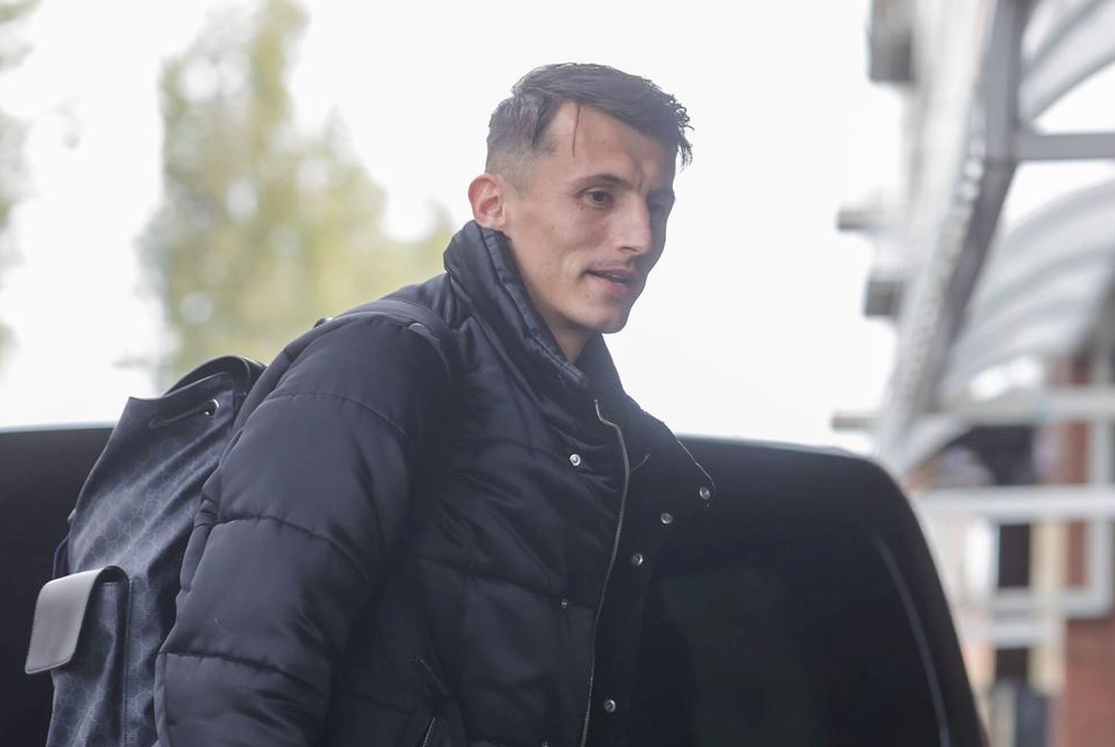 13.11.2023., Zagreb - Dolazak igraca hrvatske nogometne reprezentacije na okupljanje u hotel Sheraton uoci dviju kvalifikacijskih utakmica za Euro 2024. Ante Budimir Photo: Luka stanzl/PIXSELL