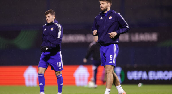 14.12.2023., stadion Maksimir, Zagreb - UEFA Konferencijska liga, skupina C, 6. kolo, GNK Dinamo - Ballkani. Bruno Petkovic Photo: Luka stanzl/PIXSELL