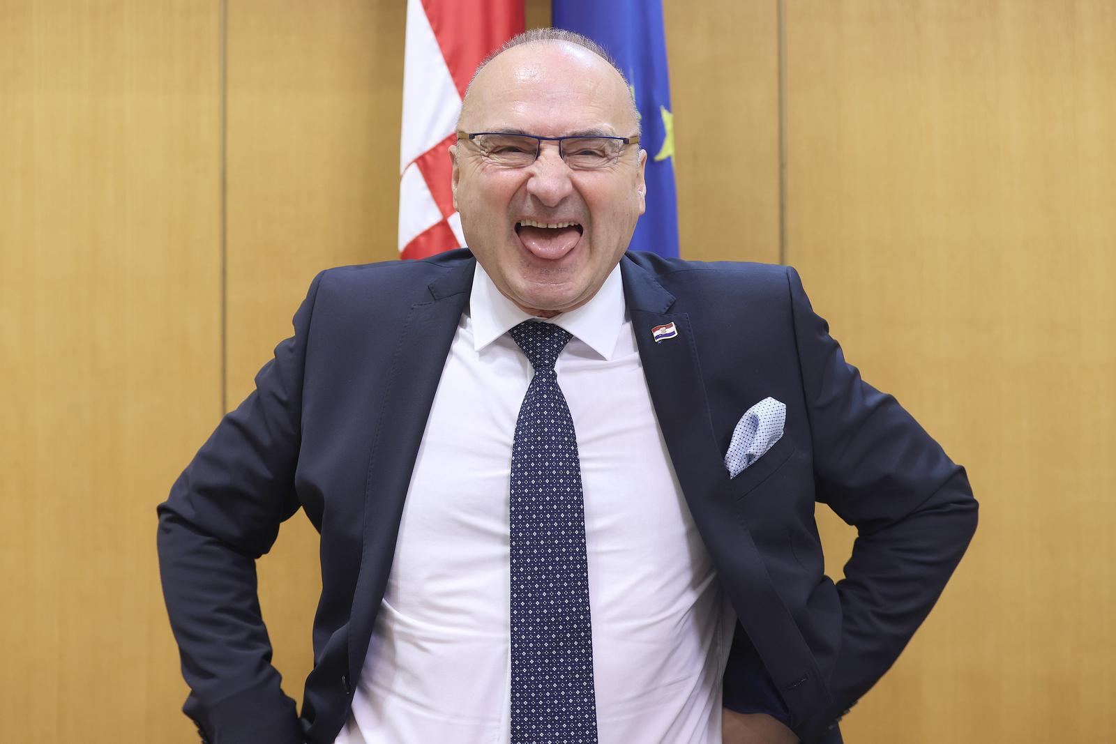 15.02.2024., Zagreb - Sabor 21. sjednicu nastavlja raspravom o provedbi Deklaracije Hrvatskoga sabora o polozaju hrvatskog naroda u Bosni i Hercegovini za 2022. godinu.
 Photo: Patrik Macek/PIXSELL