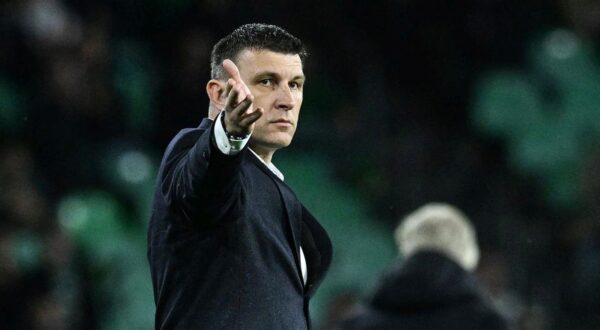 15.02.2024., Sevilla, Spanjolska - UEFA Konferencijska liga, prva utakmica playoffa knock-out faze, Real Betis - GNK Dinamo. Trener Dinama Sergej Jakirovic.  Photo: Marko Lukunic/PIXSELL