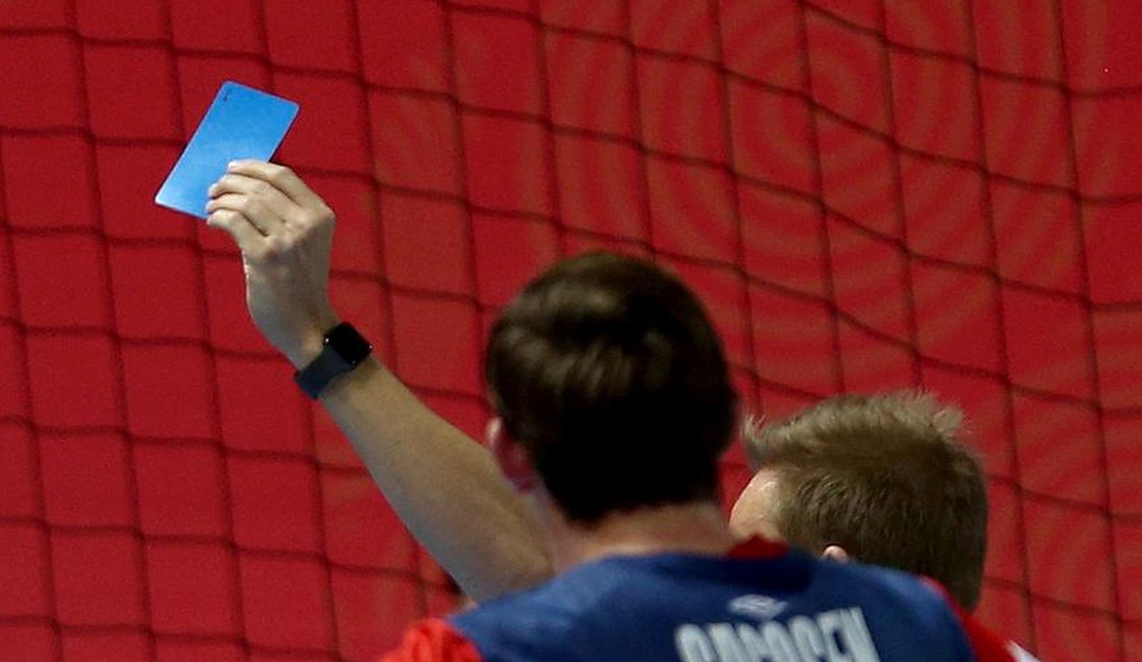 16.01.2018., sportska dvorana Zatika, Porec - Europsko rukometno prvenstvo, skupina B, 3. kolo, Norveska - Austrija. Vytautas Ziurar"nPhoto: Igor Kralj/PIXSELL