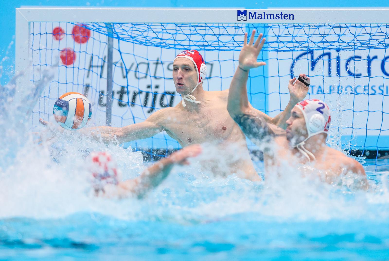 16.01.2024.., bazen na Mladosti, Zagreb - LEN 36. Europsko prvenstvo u vaterpolu, finale, Hrvatska - Spanjolska. Photo: Sanjin Strukic/PIXSELL