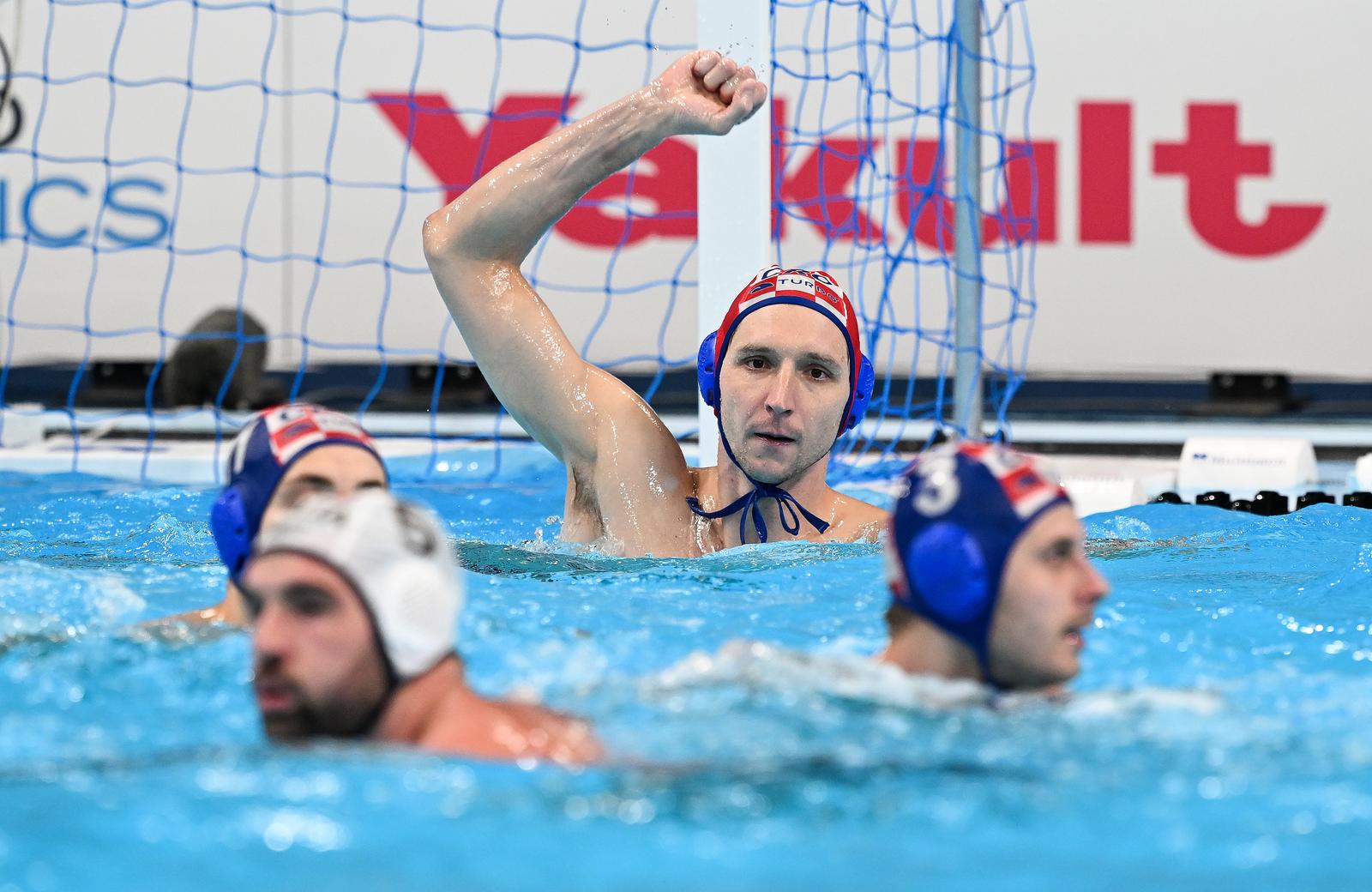 17.02.2024., Aspire Dome, Doha, Katar - Svjetsko prvenstvo u vaterpolu, finale, Hrvatska - Italija. Photo: David Damnjanovic/PIXSELL