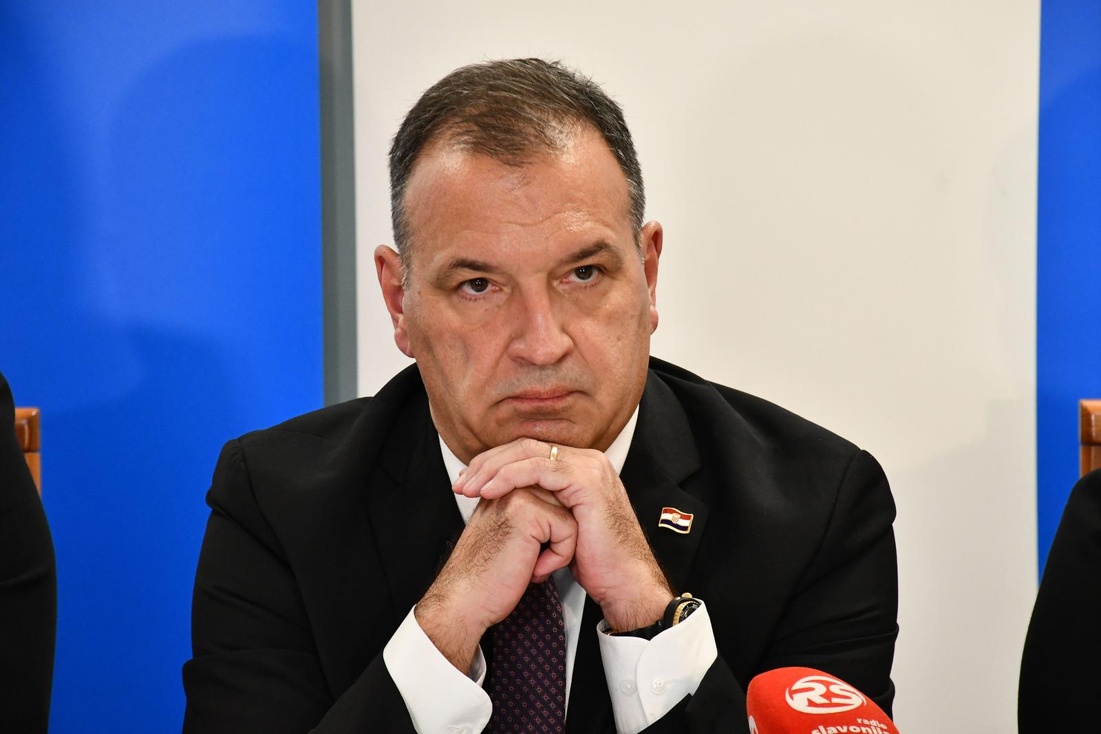 19.02.2023. Pakrac - Ministar zdravstva Vili Beros u posjeti Opcoj zupanijskoj bolnici Pakrac i bolnici hrvatskih veterana. Photo: Ivica Galovic/PIXSELL