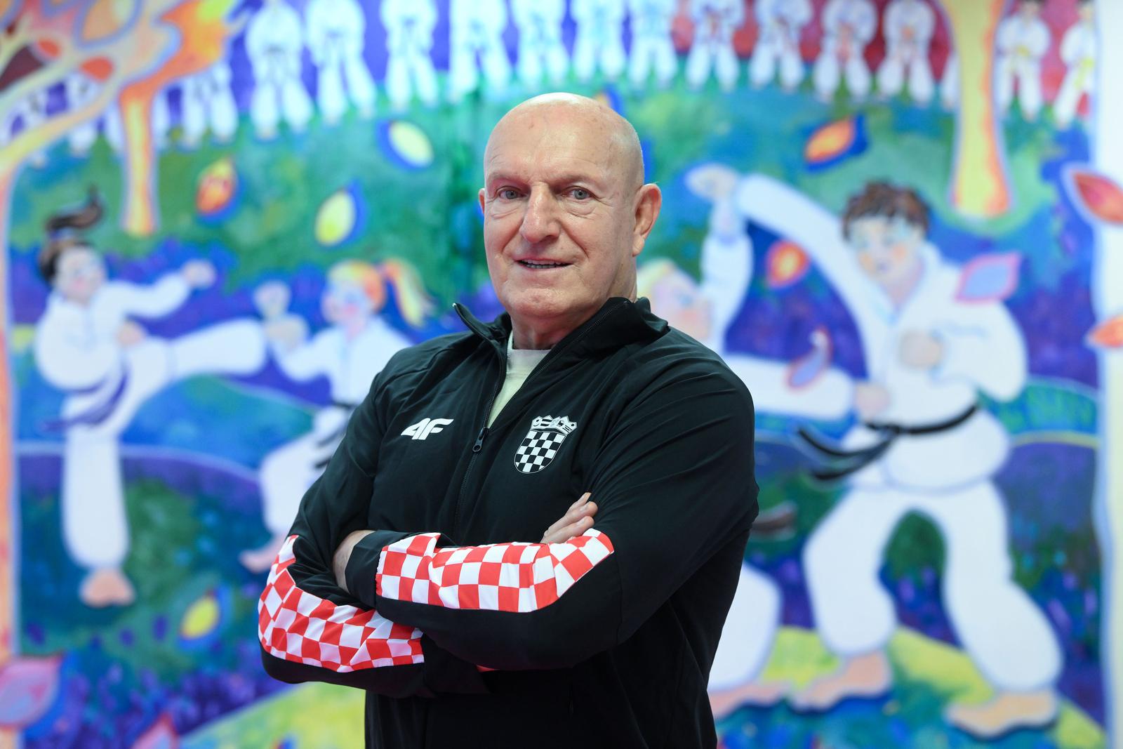 20.11.2023., Zagreb - Karate centar, Vjekoslav Safranic, bivsi legendarni svjetski prvak u karateu i kickboxingu.  Photo: Marko Lukunic/PIXSELL