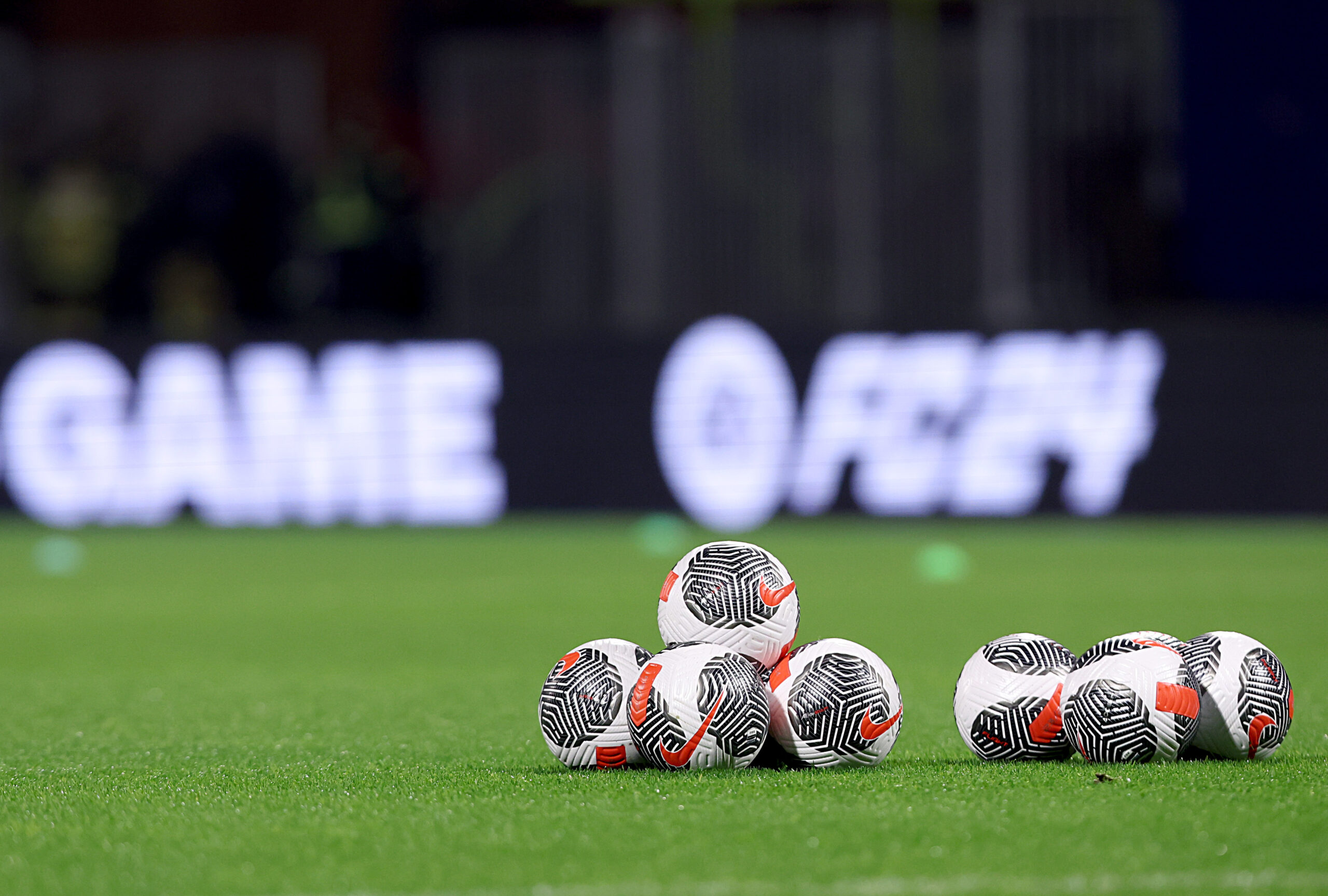 21.11.2023., stadion Maksimir, Zagreb - Kvalifikacije za UEFA Euro 2024, skupina D, Hrvatska - Armenija. Nogometne lopte Photo: Goran Stanzl/PIXSELL