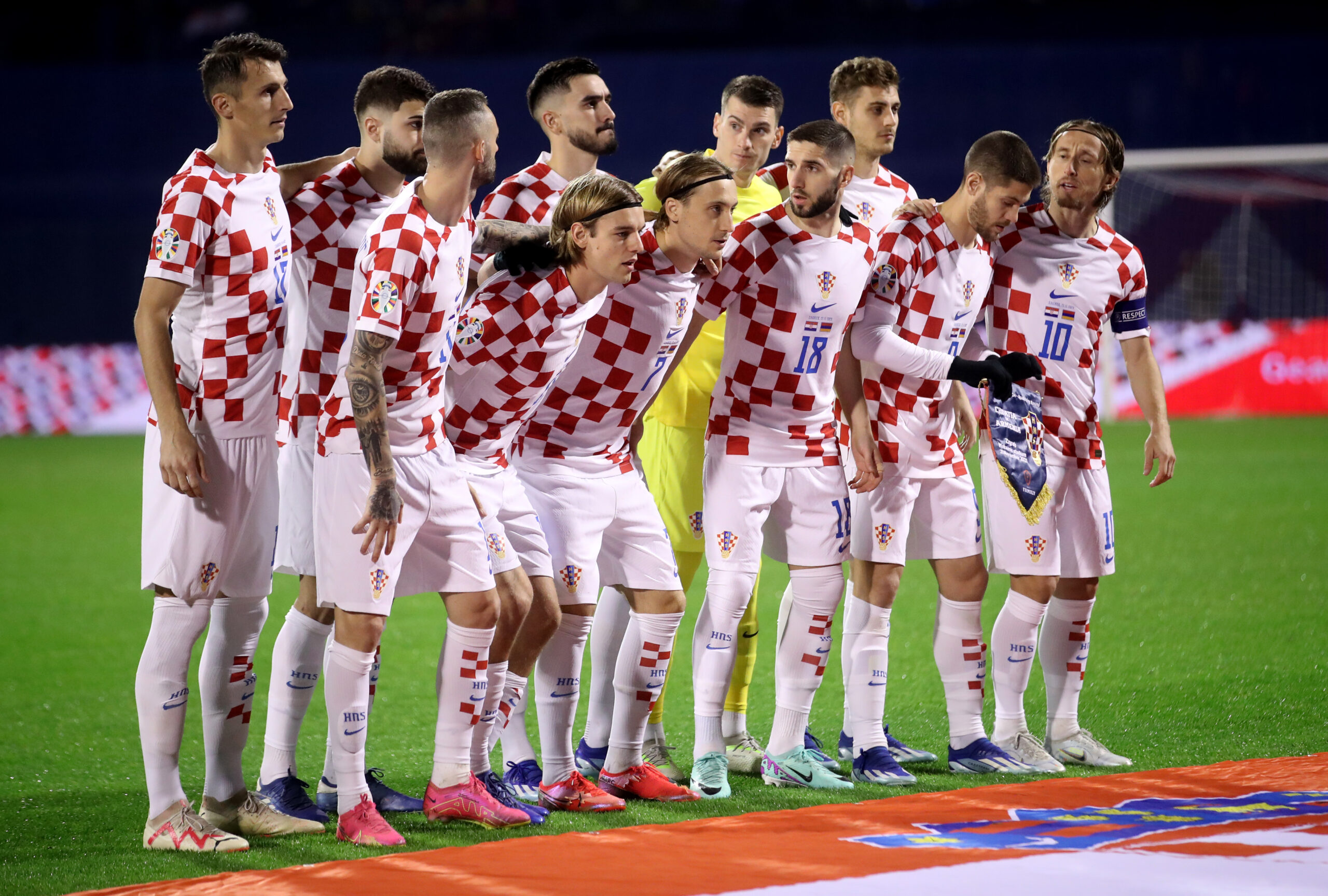21.11.2023., stadion Maksimir, Zagreb - Kvalifikacije za UEFA Euro 2024, skupina D, Hrvatska - Armenija. Momcad Hrvatske Photo: Luka Stanzl/PIXSELL