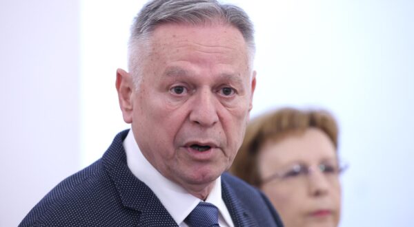 22.02.2024., Zagreb - Na konferenciji za medije odrzanoj u Saboru o aktualnim temama govorio je Davorko Vidovic.  Photo: Patrik Macek/PIXSELL