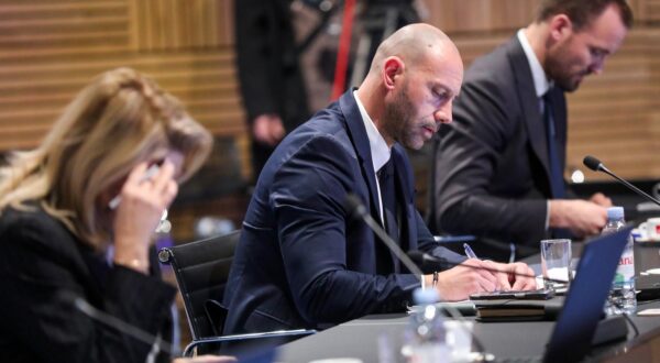 22.02.2024., Zagreb - U Nacionalnoj i sveucilisnoj knjiznici odrzana je 287. sjednica Vlade RH. ministar gospodarstva i odrzivog razvoja Damir Habijan Photo: Zeljko Hladika/PIXSELL