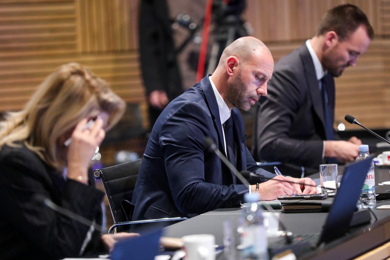 22.02.2024., Zagreb - U Nacionalnoj i sveucilisnoj knjiznici odrzana je 287. sjednica Vlade RH. ministar gospodarstva i odrzivog razvoja Damir Habijan Photo: Zeljko Hladika/PIXSELL