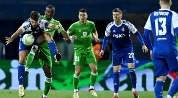 22.02.2024., stadion Maksimir, Zagreb - UEFA Konferencijska liga, uzvratni susret playoffa knock-out faze, GNK Dinamo - Real Betis.  Photo: Marko Lukunic/PIXSELL