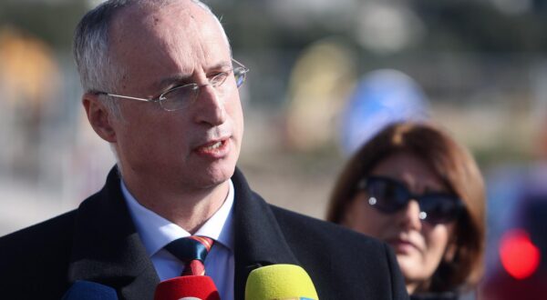 23.01.24., Split - Konferencija za medije gradonacelnika Ivice Puljka uoci otvaranja radova na platou Znjan Photo: Ivana Ivanovic/PIXSELL