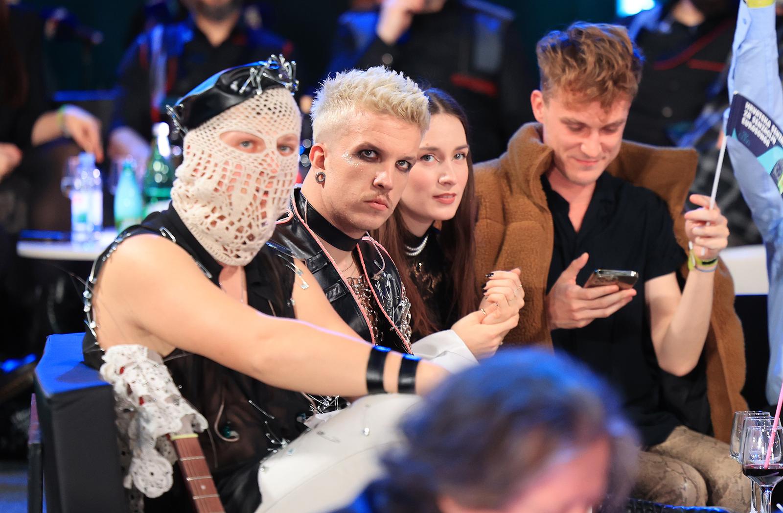 23.02.2024., HRT, Zagreb - Druga polufinalna vecer Dore, nastupili Lu Dedic, James Night, Lara Demarin, Alen Djuras, The Splitters, Boris Stok, Baby Lasagna, ET, Vatra, Damir Kedjo, Natalie Balmix, Marcela. Photo: Marko Prpic/PIXSELL