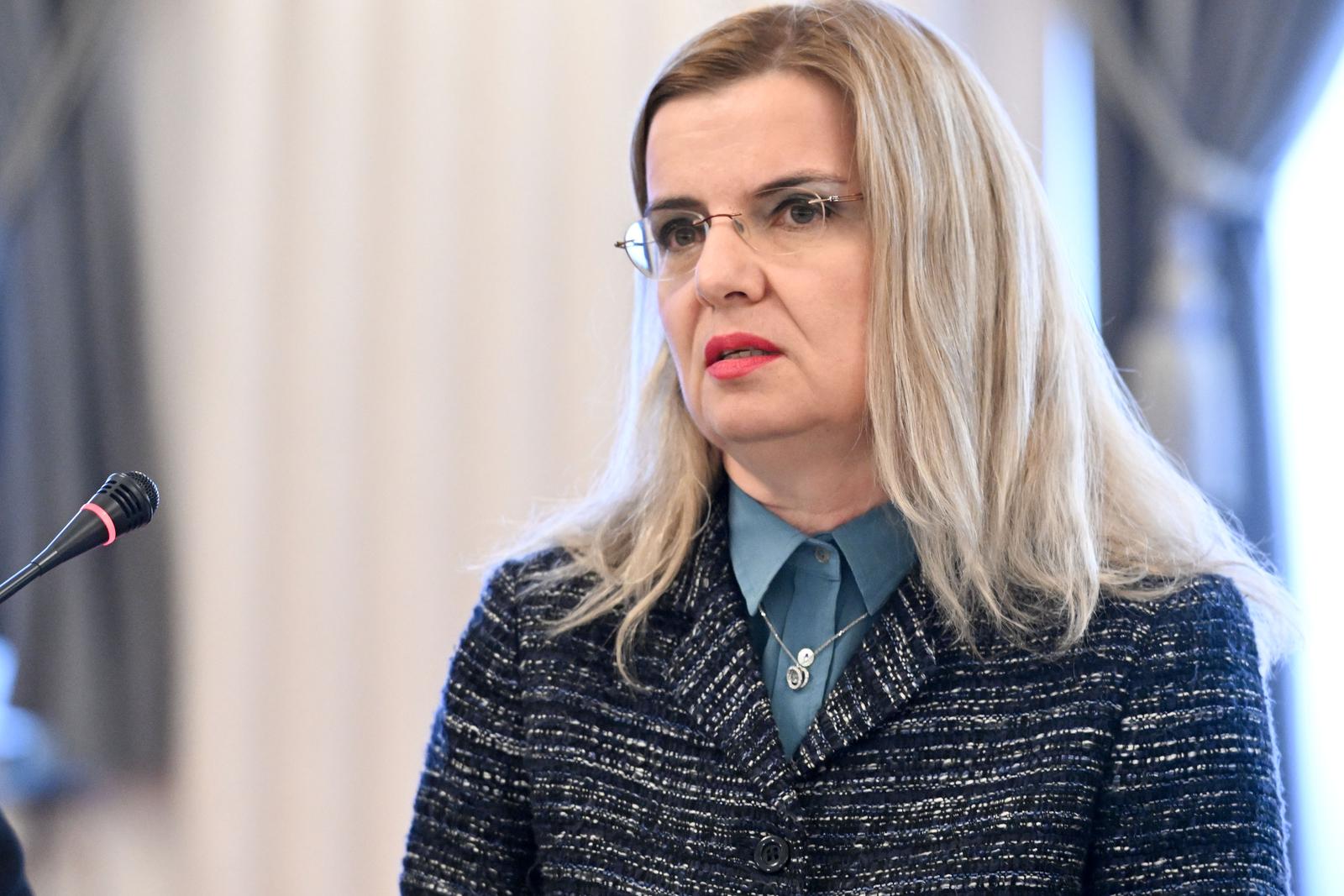 23.11.2023., Zagreb - Centar za demokraciju i pravo Miko Tripalo, u povodu Medjunarodnog dana borbe protiv nasilja nad zenama, organizirao je okrugli stol pod nazivom "Femicid: nuznost uvodjenja rodnih obiljezja u kazneni zakon". Photo: Davorin Visnjic/PIXSELL