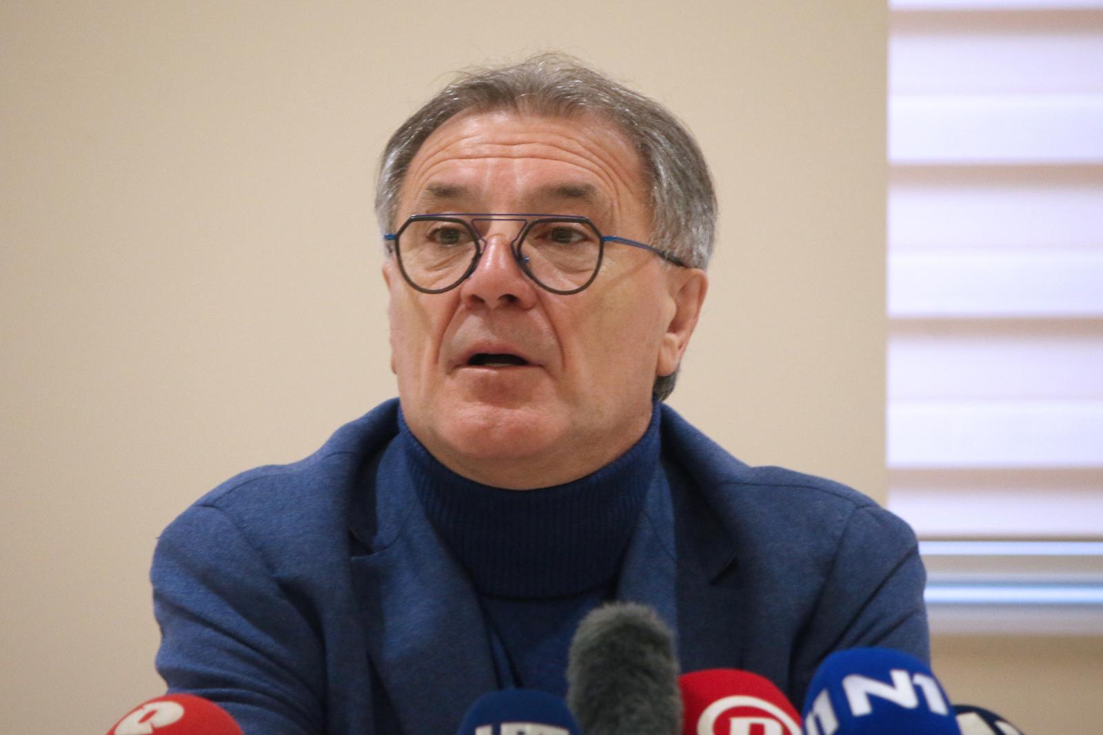 23.12.2022., Mostar, Bosna i Hercegovina - Zdravko Mamic odrzao je konferenciju za medije na temu Dinama. Photo: Matko Begovic/PIXSELL
