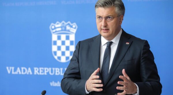 27.02.2024., Zagreb - Izjava za medije premijera Andreja Plenkovica. Photo: Tomislav Miletic/PIXSELL