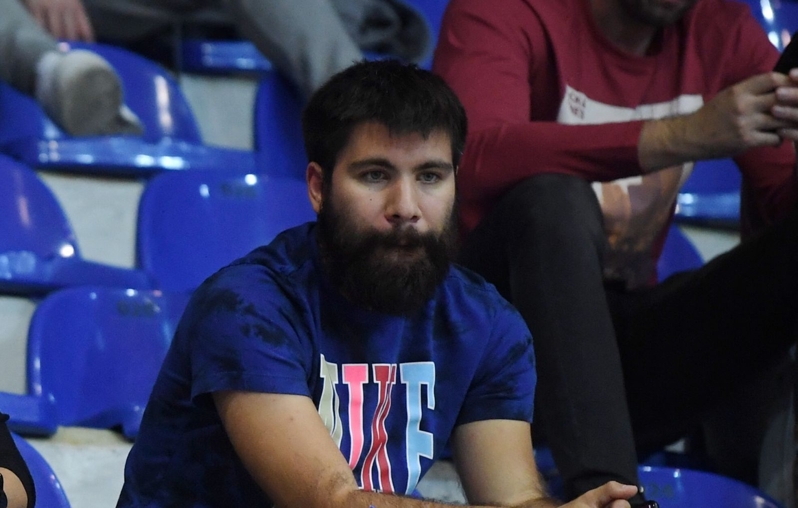29.09.2019., KC Drazen Petrovic, Zagreb - Superkup ABA lige, finale, KK Cedevita Olimpija Ljubljana - KK Partizan NIS. Emil Tedeschi i Nika Perencevic Photo: Marko Lukunic/PIXSELL