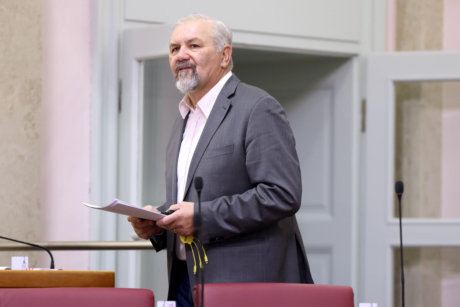 31.01.2024., Zagreb - Nakon izlaganja zastupnickih stajalista Sabor 21. sjednicu nastavlja raspravom o prijedlogu odluke o imenovanju Ivana Turudica Glavnim drzavnom odvjetnikom.
 Photo: Patrik Macek/PIXSELL
