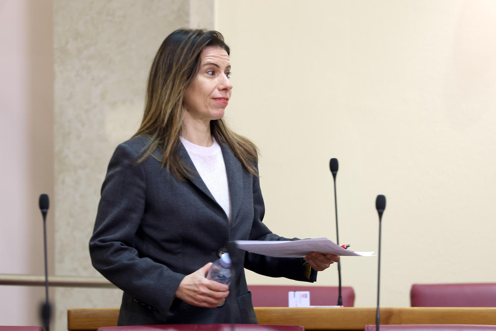 31.01.2024., Zagreb - Nakon izlaganja zastupnickih stajalista Sabor 21. sjednicu nastavlja raspravom o prijedlogu odluke o imenovanju Ivana Turudica Glavnim drzavnom odvjetnikom.
 Photo: Patrik Macek/PIXSELL