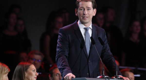 25.06.2021., Ljubljana, Slovenija - Svecanosti u povodu obiljezavanja Dana drzavnosti Republike Slovenije i preuzimanja slovenskog predsjedanja Vijecem Europske unije. Sebastian Kurz."nPhoto: Srdjan Zivulovic/FA Bobo/PIXSELL