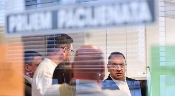18.02.2024., Cakovec- Ministar Vili Beros u kratkom posjetu ZB Cakovec gdje su smanjili liste cekanja. Photo: Vjeran Zganec Rogulja/PIXSELL