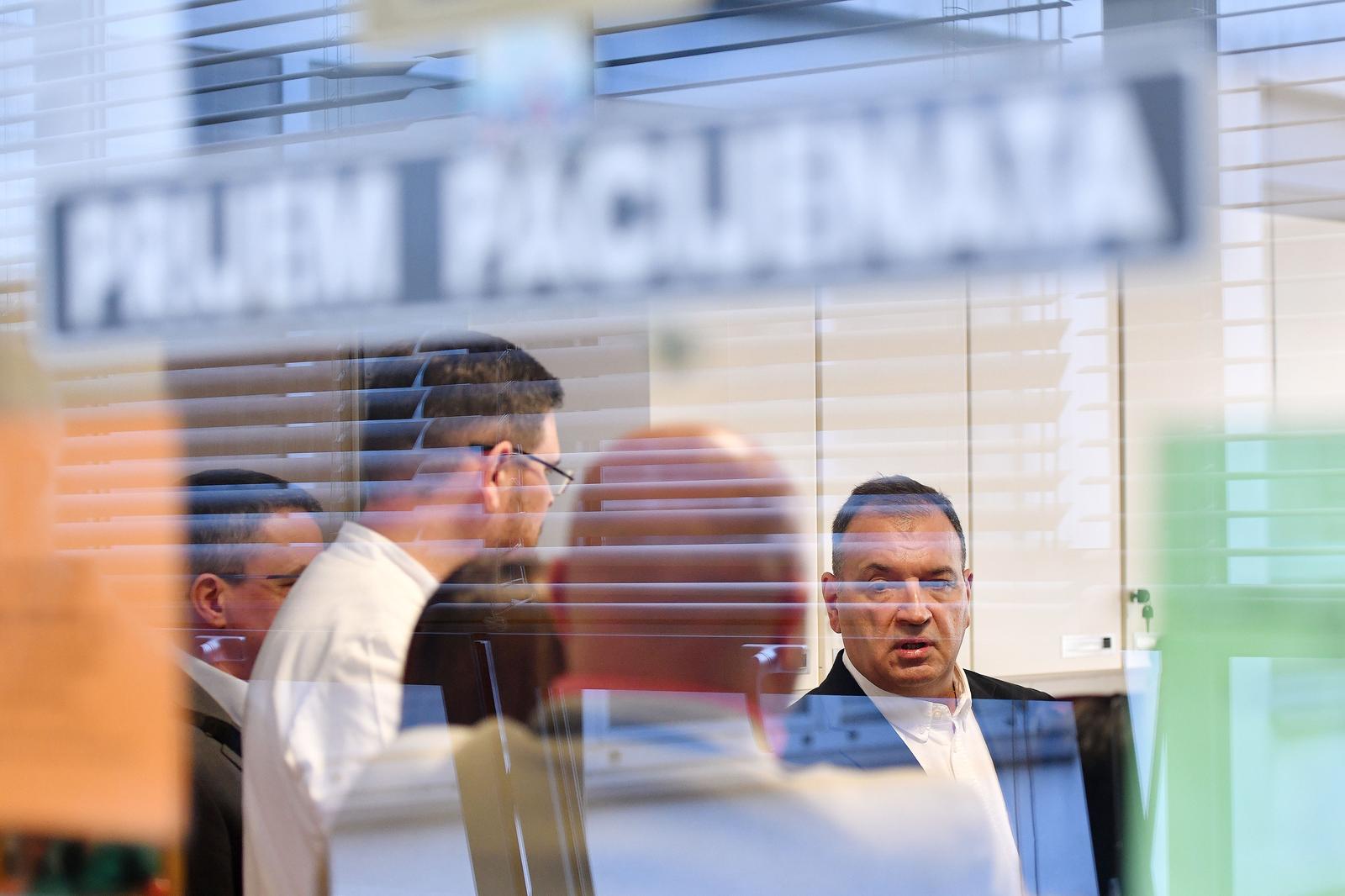 18.02.2024., Cakovec- Ministar Vili Beros u kratkom posjetu ZB Cakovec gdje su smanjili liste cekanja. Photo: Vjeran Zganec Rogulja/PIXSELL