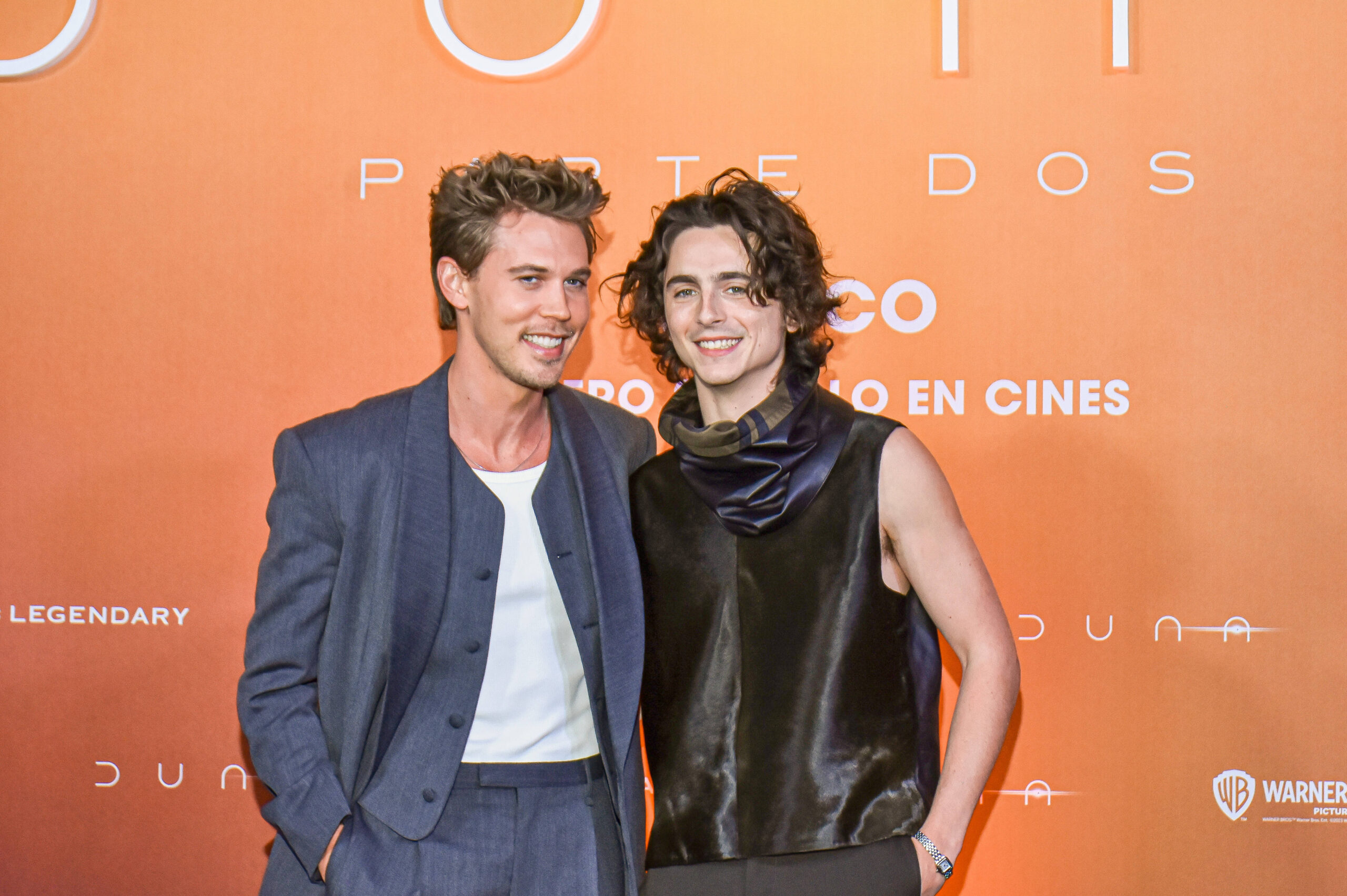 Dune: Part Two Film Photocall February 05, 2024, Mexico City, Mexico: Actors Austin Butler and Timothee Chalame attend the Photocall from Dune: Part Two at Mexico City Four Season Hotel. Mexico City Mexico Copyright: xCarlosxTischlerxxEyepixxGroupx