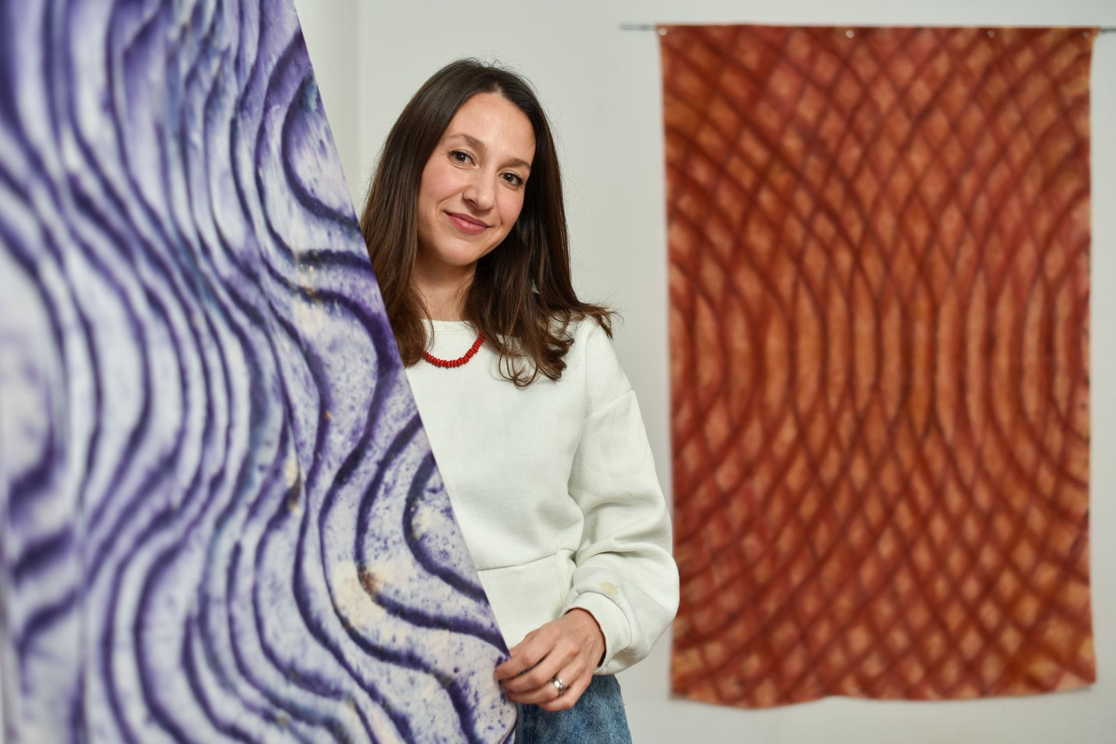 02.03.2024., Zagreb - Ana Ratković Sobota, slikarica. 

Photo Sasa ZinajaNFoto