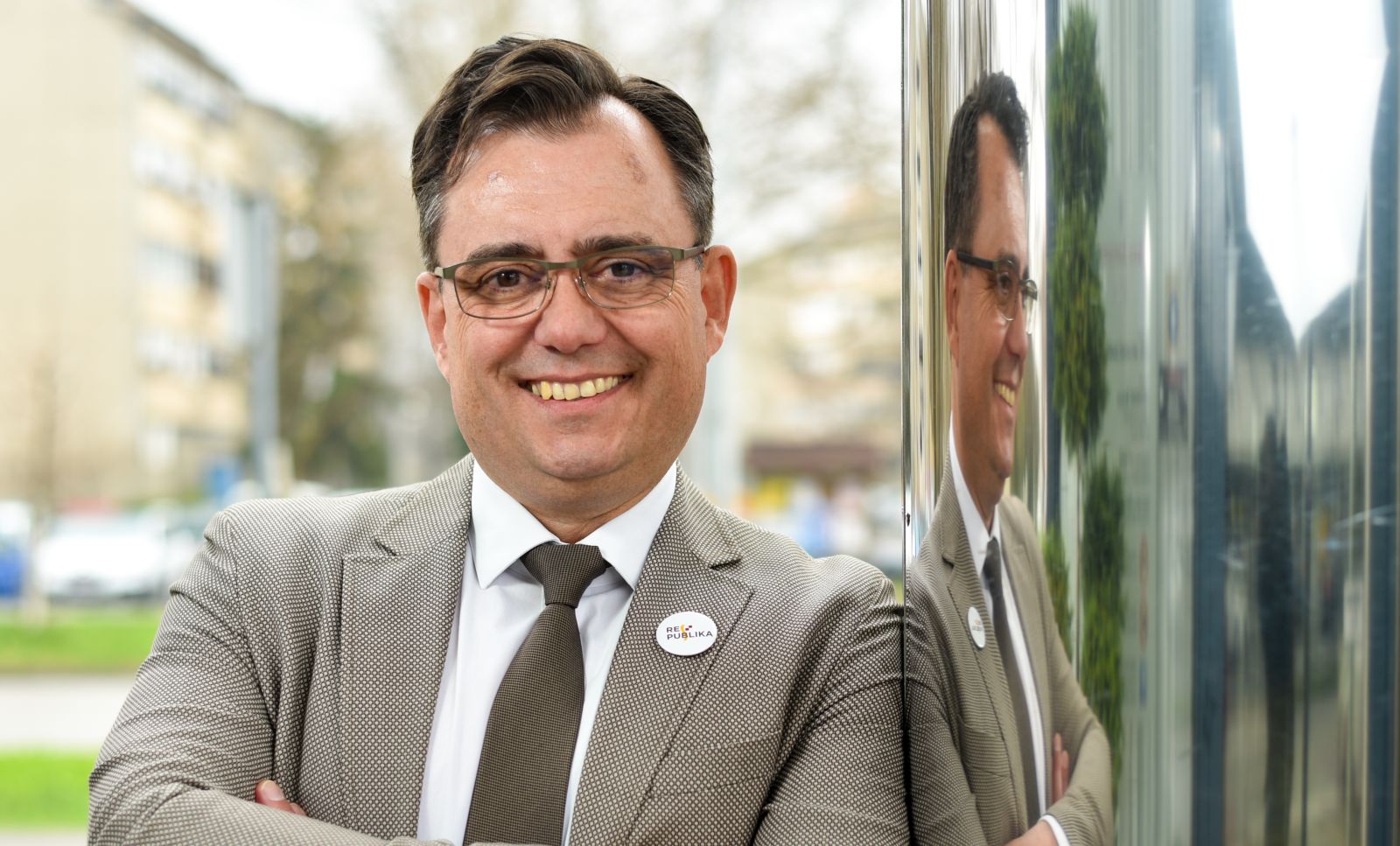 09.03.2024., Zagreb - Damir Vandelic, osnivac stranke Republika. 

Photo Sasa ZinajaNFoto