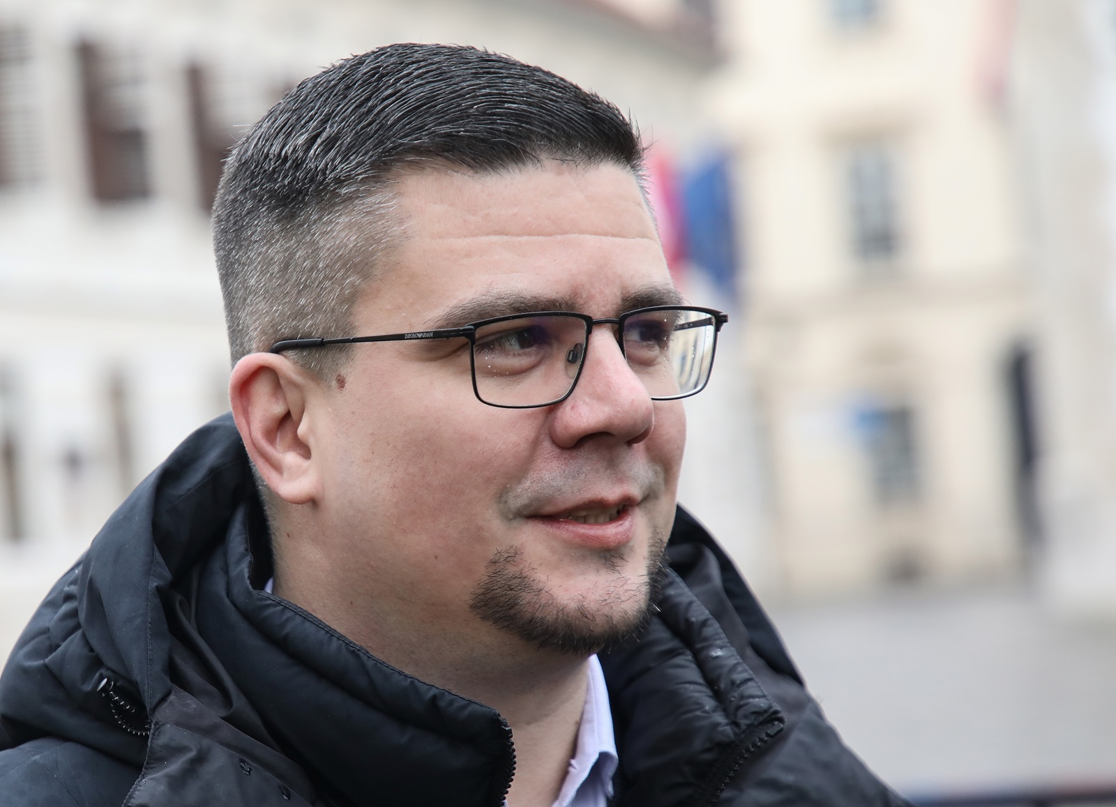 Zagreb, 09.03.2024.- Konferencija za medije saborskog zastupnika Domagoja Hajdukovića i zamjenik glavnog tajnika stranke Sebastijana Svata na temu "Bez jakog sela nema jake države, a bez poljoprivrednika nema hrane”. Na fotografiji 
foto HINA/ Admir BULJUBAŠIĆ/ abu