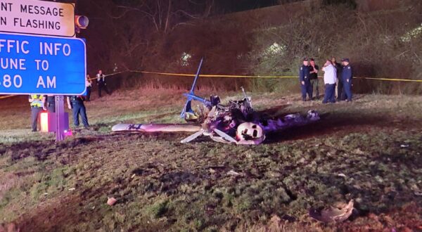 epa11199583 A handout photo made available by the Metropolitan Nashville Police Department (MNPD) shows debris at the site of a small plane crash alongside Interstate 40 in Nashville, Tennessee, USA, 04 March 2024. Five persons on board the airplane have died in the crash on the side of the eastbound lanes of Interstate 40, police said. There were no reports of injuries to drivers on the interstate, the Nashville Fire Department said. Authorities are investigating the cause of the accident.  EPA/METROPOLITAN NASHVILLE POLICE DEPARTMENT HANDOUT -- BEST QUALITY AVAILABLE -- HANDOUT EDITORIAL USE ONLY/NO SALES HANDOUT EDITORIAL USE ONLY/NO SALES