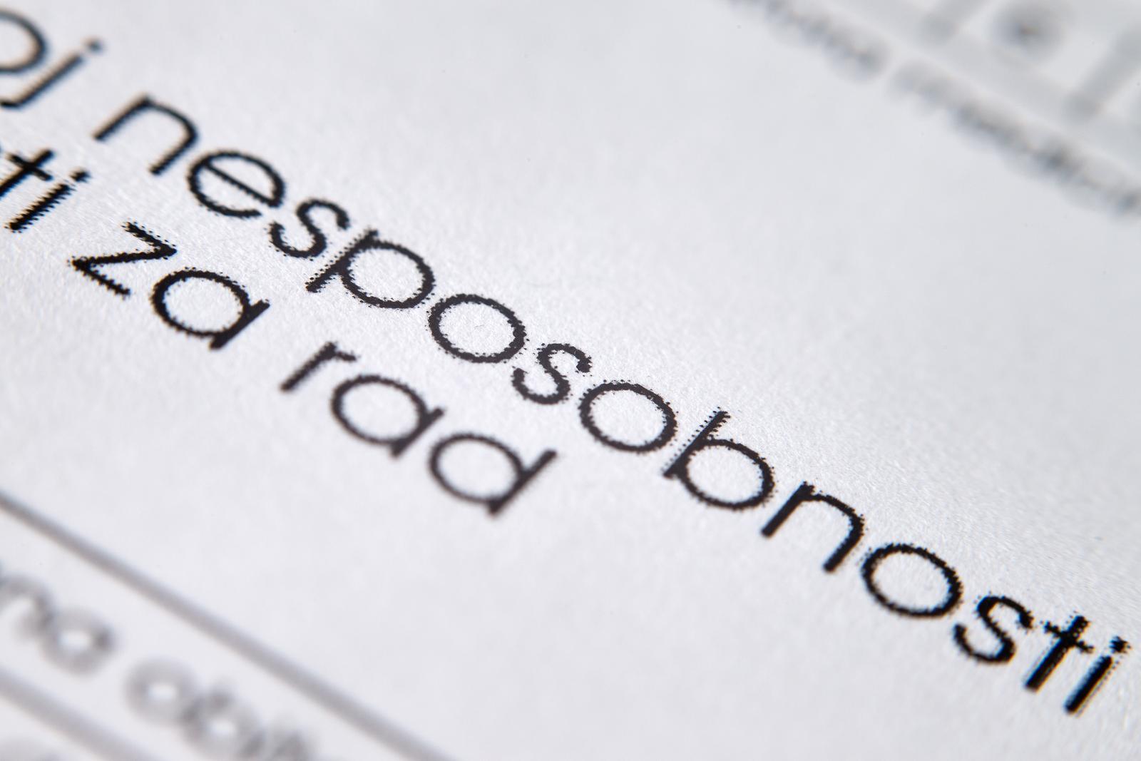 19.02.2016., Zagreb - Doznake - obrazac izvjesca o privremenoj nesposobnosti -  sprijecenosti za rad."nPhoto: Davor Puklavec/PIXSELL