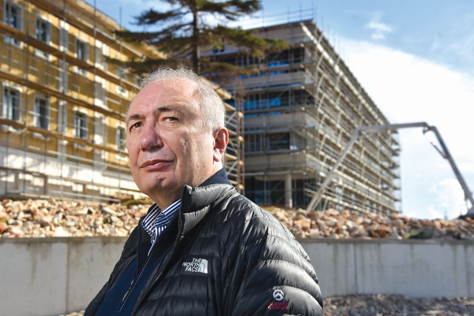 06.03.2024., Pula - Radovi na hotelskom kompleksu u Marini Polesana. Danko Koncar
Photo Sasa ZinajaNFoto