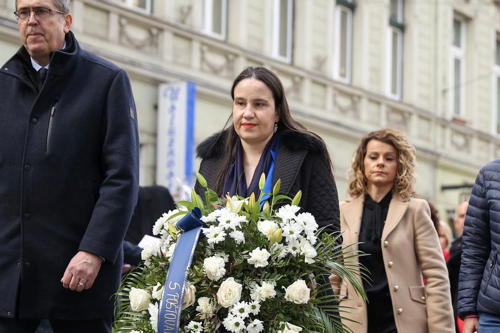 01.03.2024., Sarajevo, Bosna i Hercegovina - Brojni politicki zvanicnici s razlicitih politickih nivoa polozili su cvijece i odali pocast na Vjecnoj vatri u Sarajevu povodom Dana nezavisnosti Bosne i Hercegovine. Photo: Armin Durgut/PIXSELL