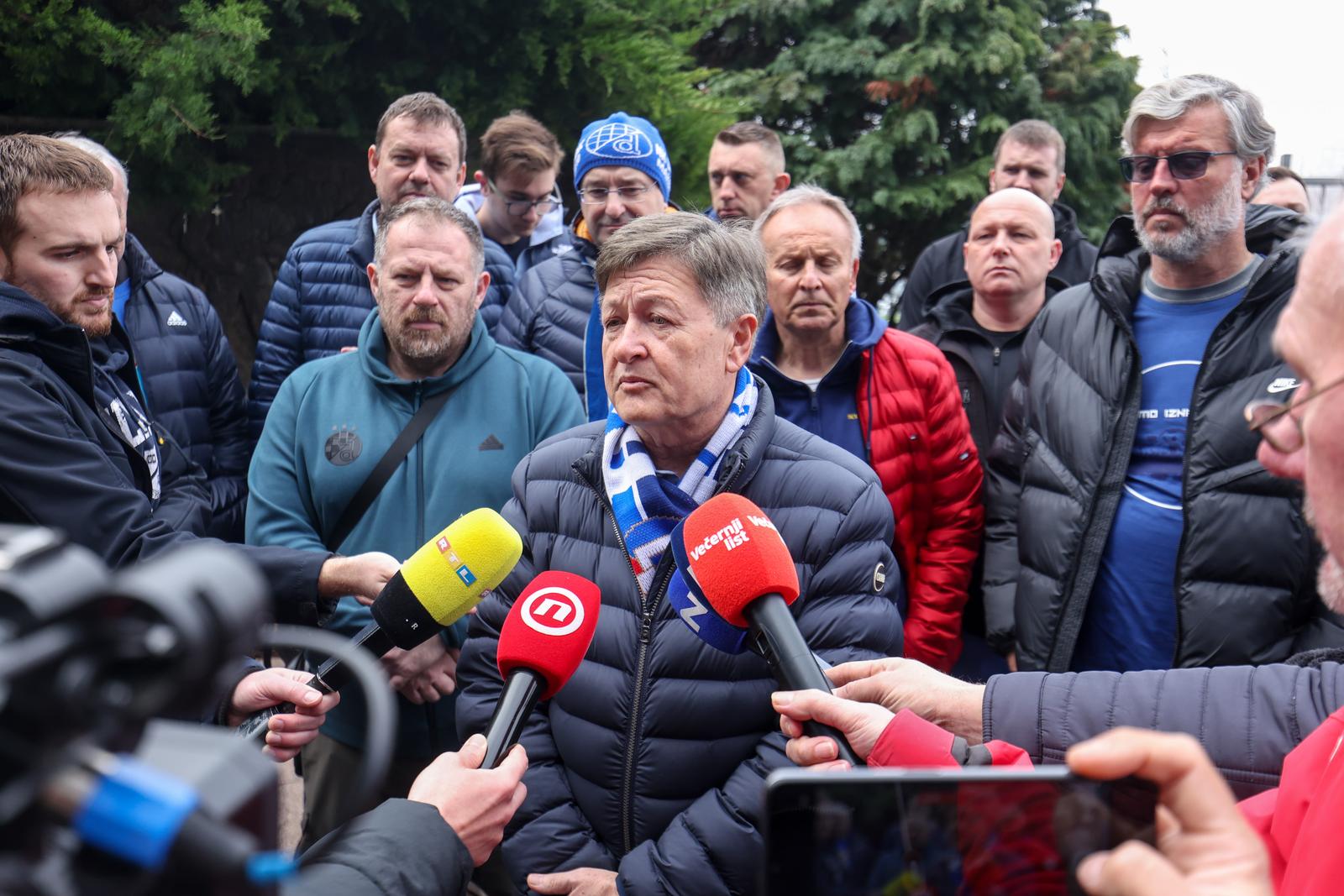 02.03.2024., Zagreb - Izbori za Skupstinu GNK Dinamo pod zapadnom tribinom Maksimirskog stadiona. Otto Baric, nositelj liste "Dinamo iznad svih" na glasanju. Photo: Igor Kralj/PIXSELL