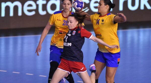 03.03.2024., sportska dvorana gimnazije Fran Galović, Koprivnica - Kvalifikacija za EHF EURO 2024. zene, skupina 1, 4. kolo, Hrvatska - Rumunjska.

  Photo: Vjeran Zganec Rogulja/PIXSELL