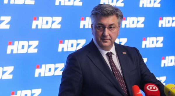 04.03.2024., Zagreb - U GO HDZ-a Grada Zagreba odrzana je sjednica sireg predsjednistva HDZ-a. Andrej Plenkovic. Photo: Tomislav Miletic/PIXSELL