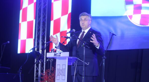 04.03.2024.,  Karlovac - Predsjednik HDZ-a i Vlade Andrej Plenkovic nazocio je 34. obljetnici osnutka Hrvatske demokratske zajednice u Karlovcu i Karlovackoj zupaniji.  Photo: Kristina Stedul Fabac/PIXSELL