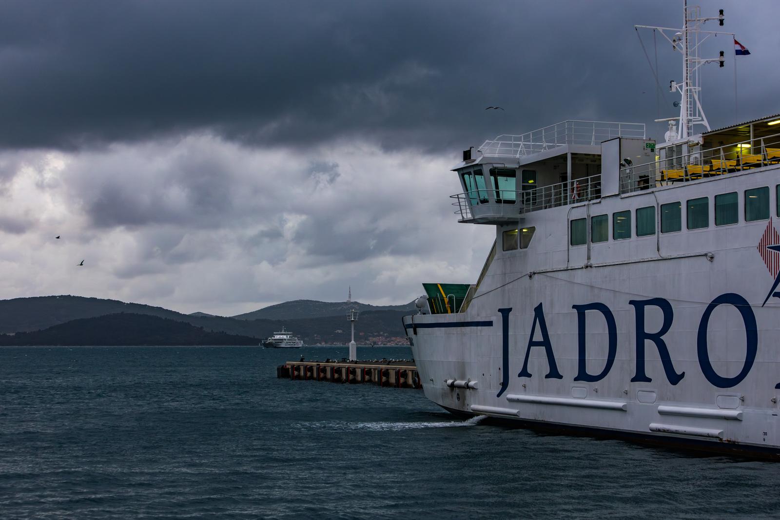 05.01.2024., Zadar - Oblacno vrijeme u Zadru Photo: Sime Zelic/PIXSELL