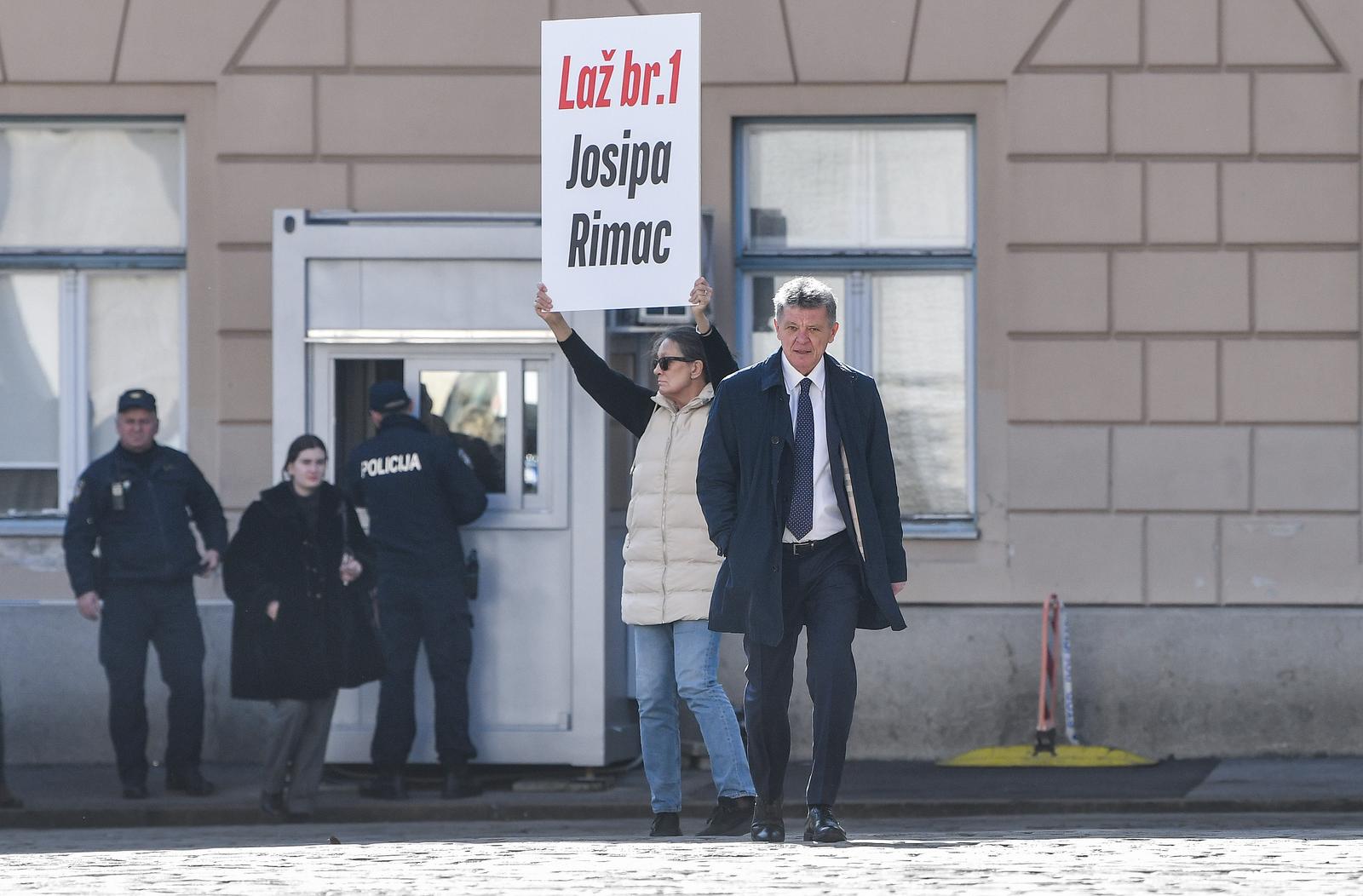 06.02.2024., Zagreb -  Ivan Turudic dosao u Banske dvore na sjednicu vladajuce koalicije  Photo: Josip Regovic/PIXSELL