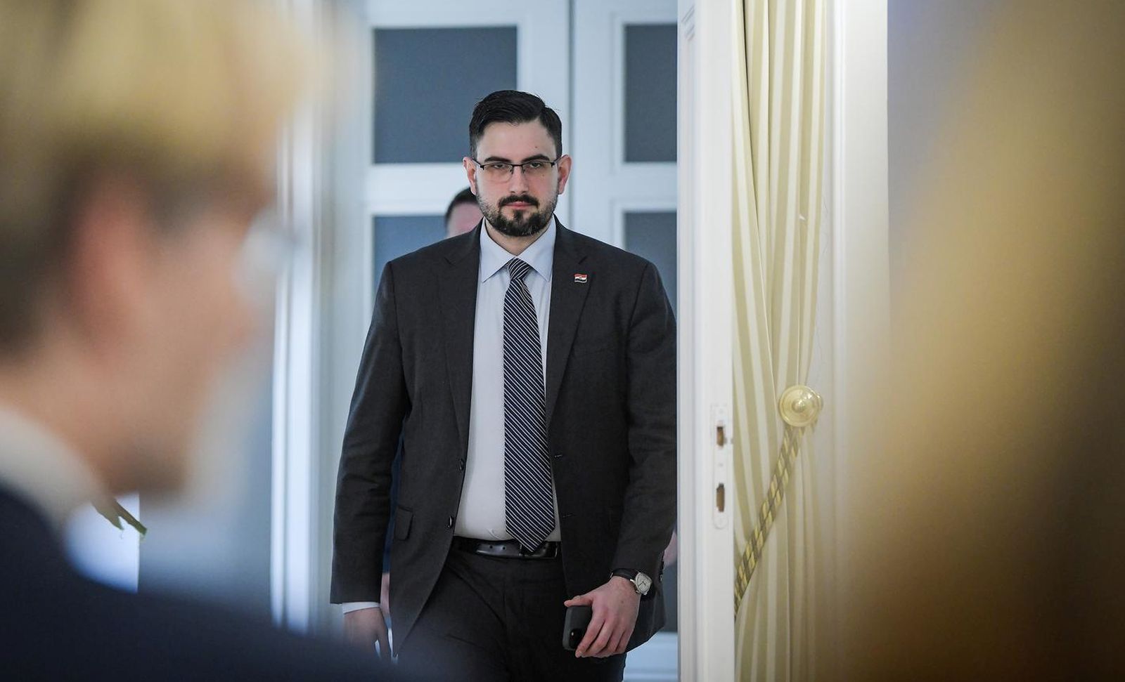 07.03.2023., Zagreb -  Glasnogovornik Vlade Marko Milic. Photo: Josip Regovic/PIXSELL