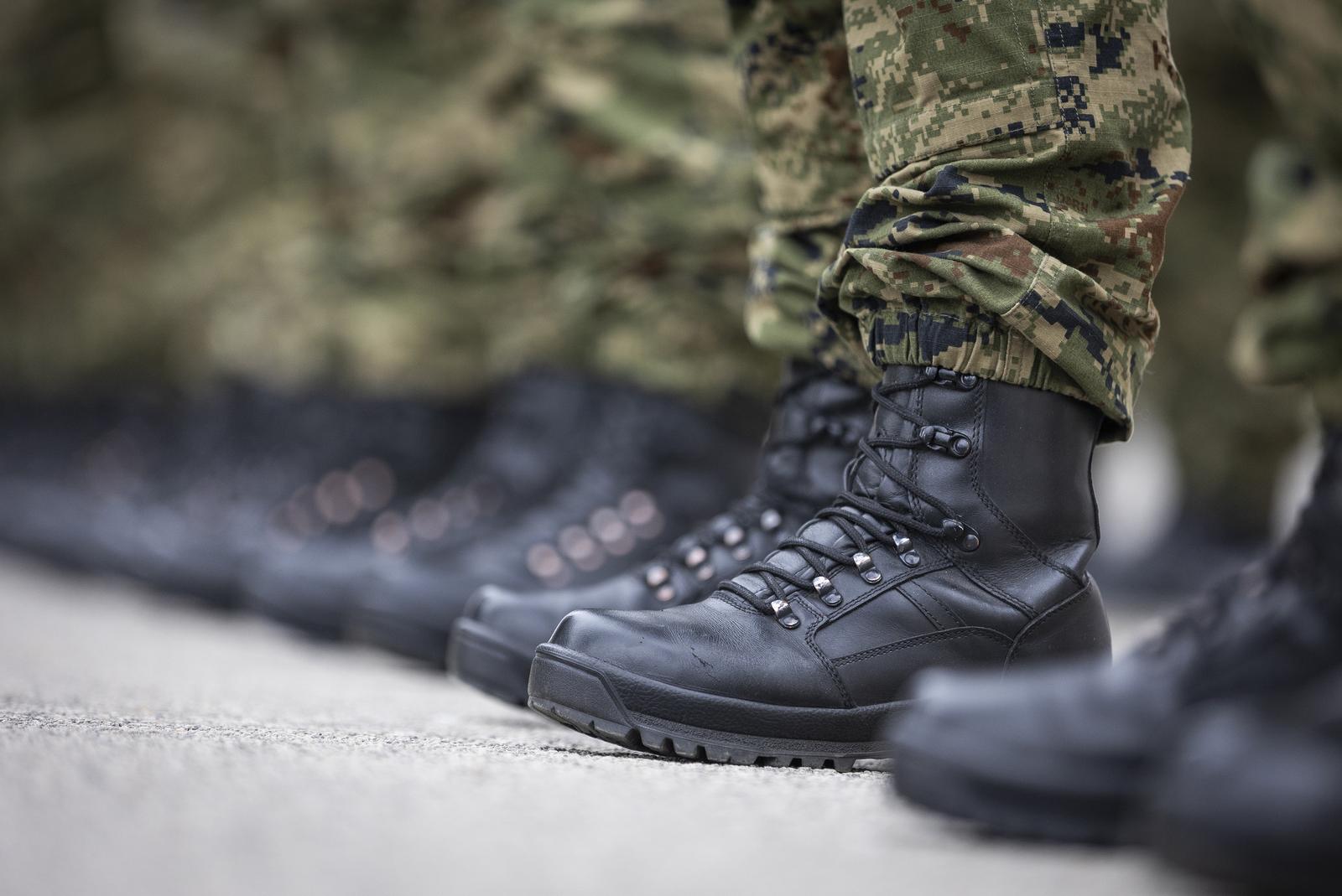 08.03.2024., Pozega, Vojarna „123. brigade HV“, Ulica hrvatskih branitelja - Predsjednik Republike i vrhovni zapovjednik Oruzanih snaga Republike Hrvatske sudjelovao je na svecanoj prisezi 41. narastaja rocnih vojnika na dragovoljnom vojnom osposobljavanju.  Photo: Davor Javorovic/PIXSELL