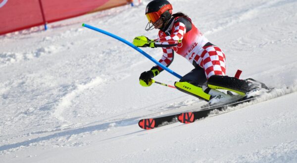 09.02.2022., Peking, Kina - Zimske olimpijske igre 2022. Slalom, prva voznja. Zrinka Ljutic  Photo: Jaki Franja/PIXSELL